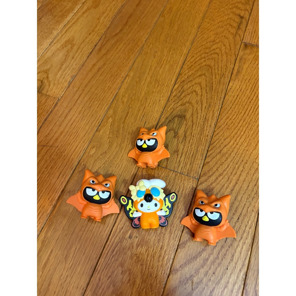 Sanrio Godzilla Crossover Mini Figures Badtz-Maru Rodan My Melody Mothra 4pc Lot